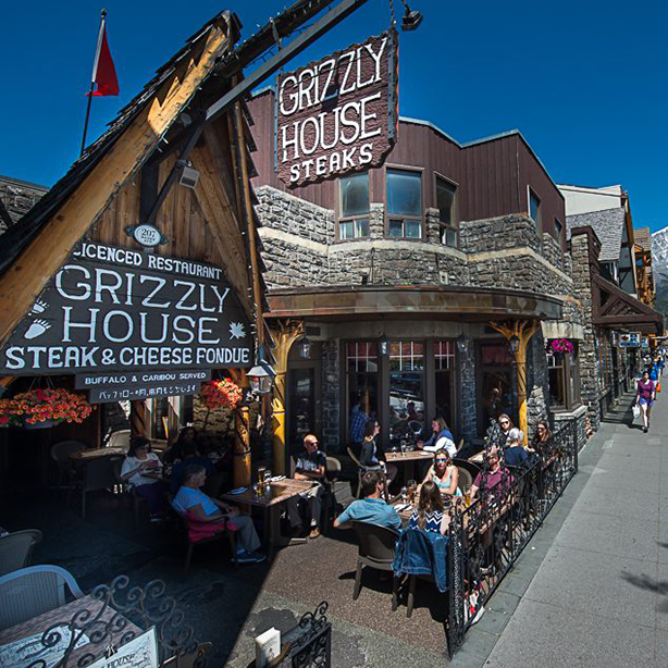 Grizzly House Restaurant in Banff, Alberta